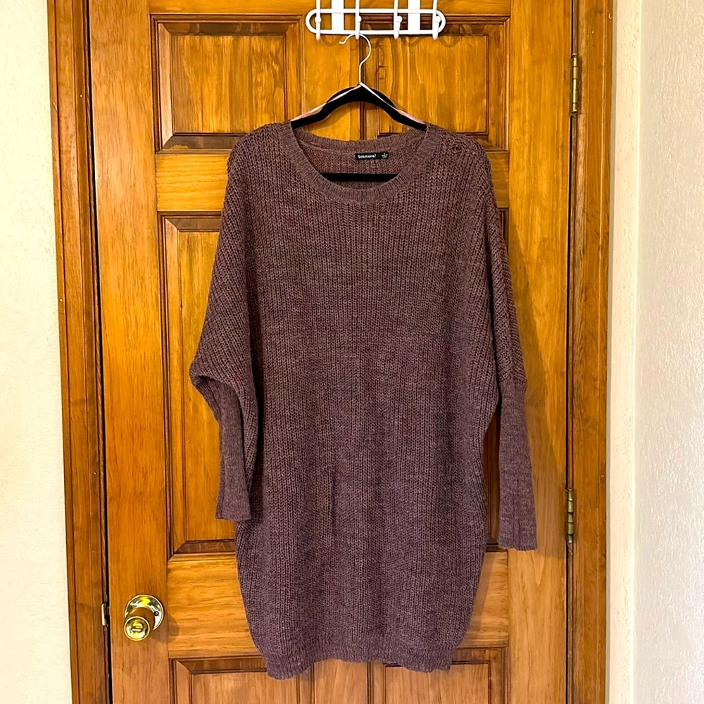 Solutions! Knit Sweater dress Medium in Mauve